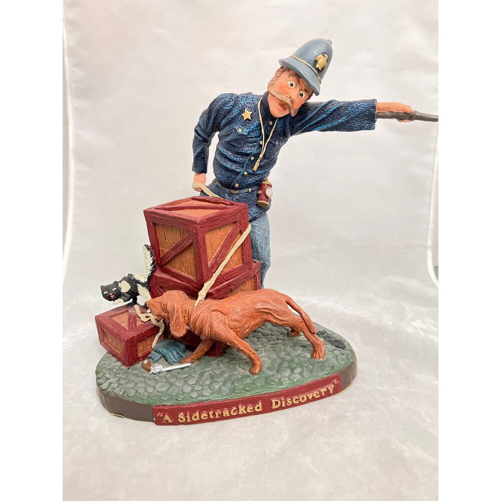 Demott Heritage Collection "a Sidetracked Discovery" Police Figurine